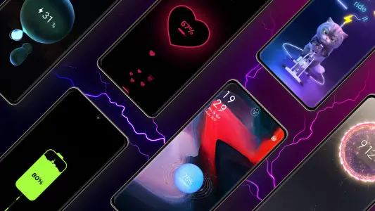 Battery Charging Animation 4D