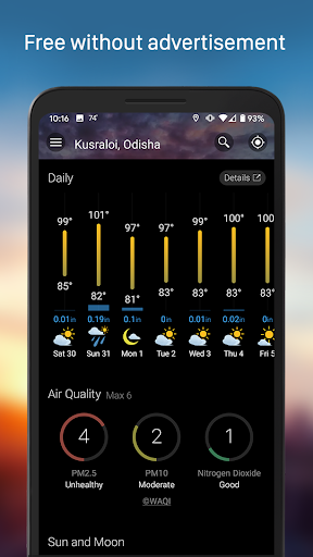 Weather & Widget - Weawow — تصویر 3