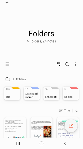 Samsung Notes - یادداشت سامسونگ — تصویر 1