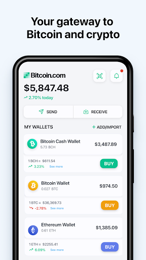 Bitcoin Wallet – خرید بیت کوین — تصویر 1
