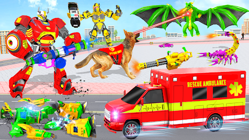 Ambulance Dog Robot Mech Wars — تصویر 4