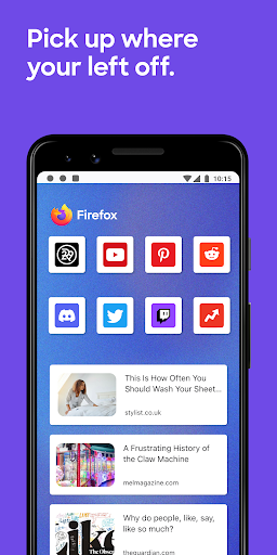 Firefox Browser fast & private — تصویر 3