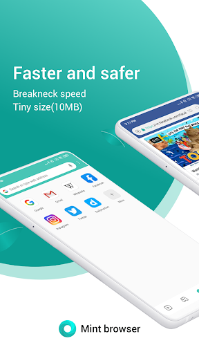 Mint Browser - Video download, Fast, Light, Secure — تصویر 1
