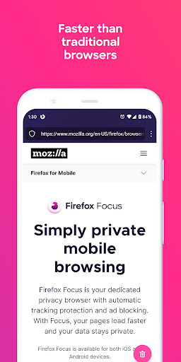 Firefox Focus: No Fuss Browser — تصویر 4