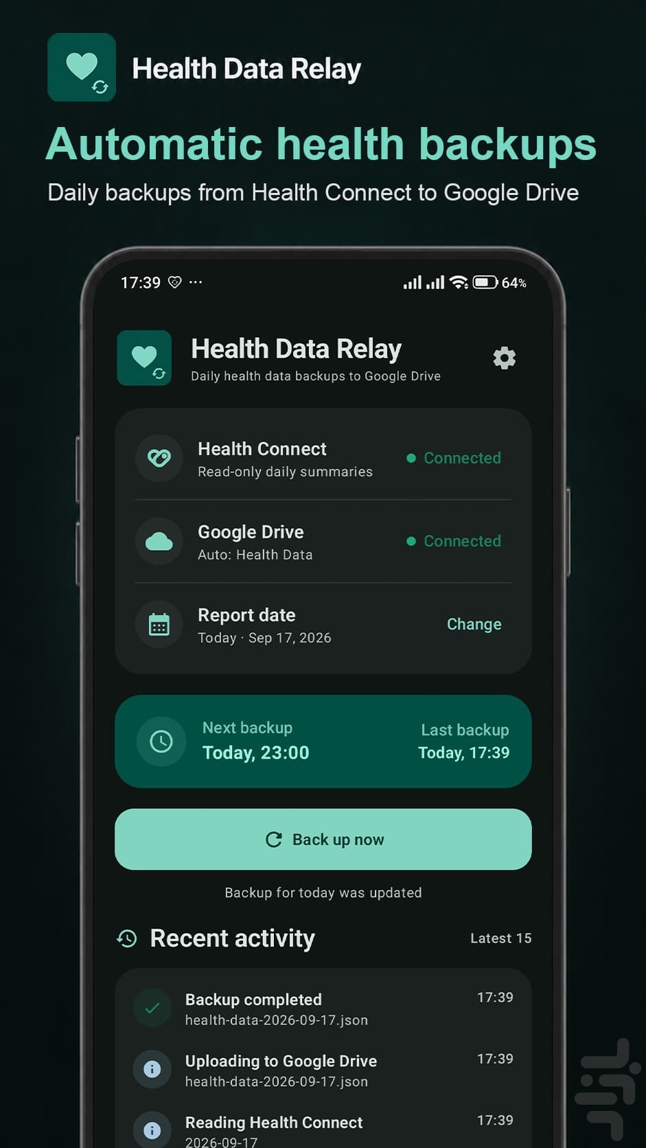 Health Data Relay — تصویر 1