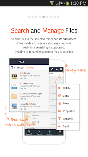 ALZip – File Manager & Unzip — تصویر 4