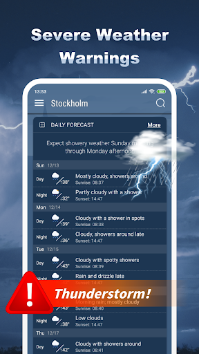 Weather Live - Widgets & Radar — تصویر 4