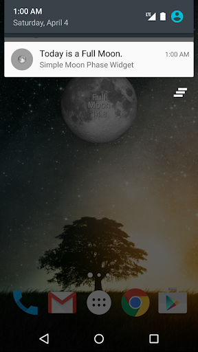 Simple Moon Phase Widget - ویجت دوره های ماه — تصویر 5