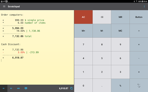 CalcTape Calculator with Tape – ماشین حساب و دفتر یادداشت — تصویر 14