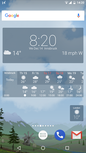 Awesome Weather YoWindow - Live Wallpaper, Widgets — تصویر 8