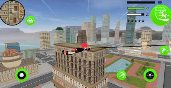 Superhero Stickman Rope Hero Gangstar Mafia