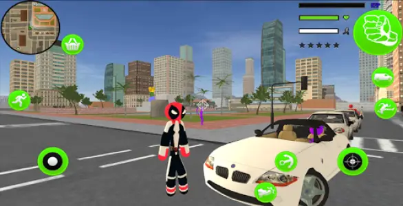 Superhero Stickman Rope Hero Gangstar Mafia