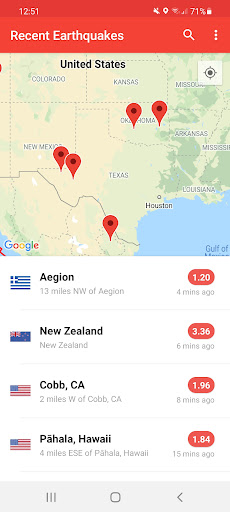 My Earthquake Alerts - Map — تصویر 4